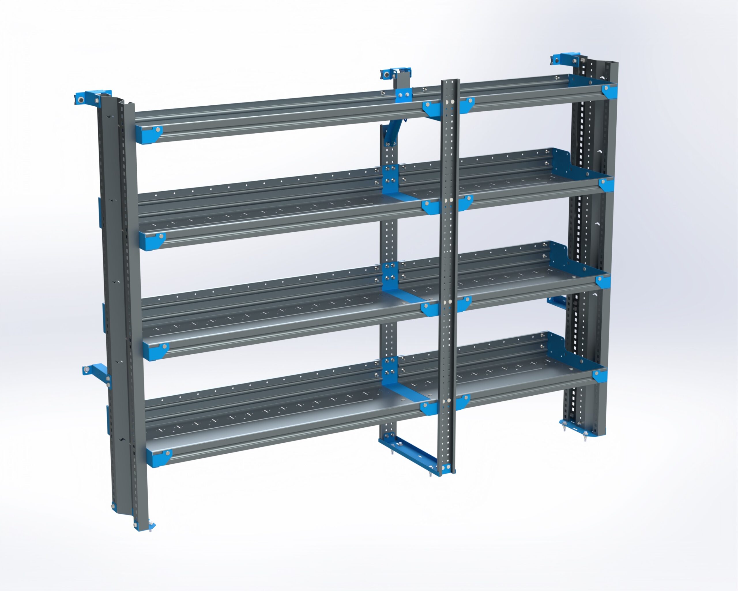 4-Shelf Unit, Tank Rack Use, 16x78 (R48/F30)