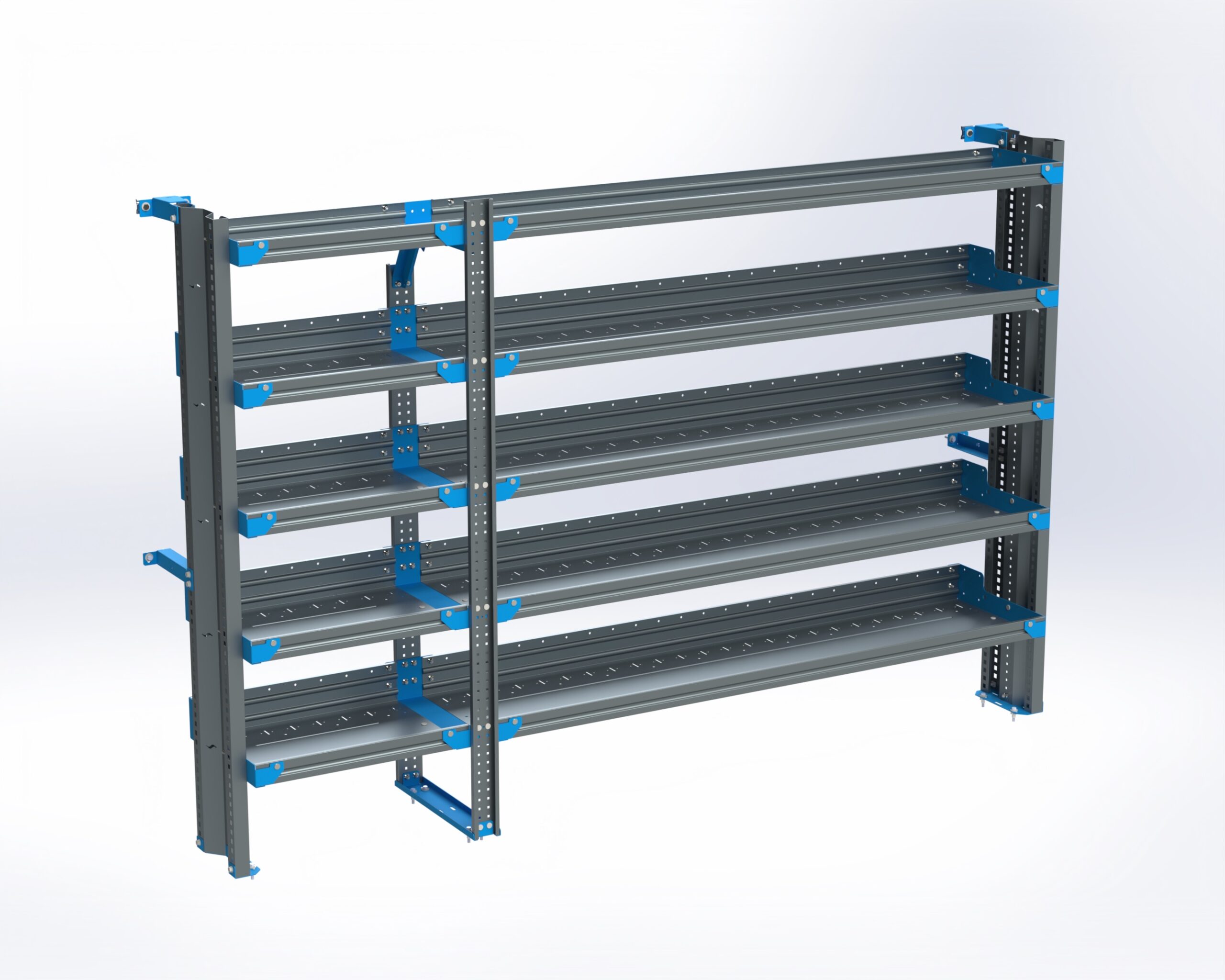 5-Shelf Unit, Tank Rack Use, 16x96 (R72/F24)