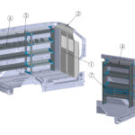 Bin Shelving Package, Transit Mid Roof 130 – BIN-FT-MR130