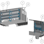 Bin Shelving Package, Express/Savana 135 – BIN-GM-135