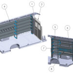 Bin Shelving Package, ProMaster High Roof 159X – BIN-PM-HR159X