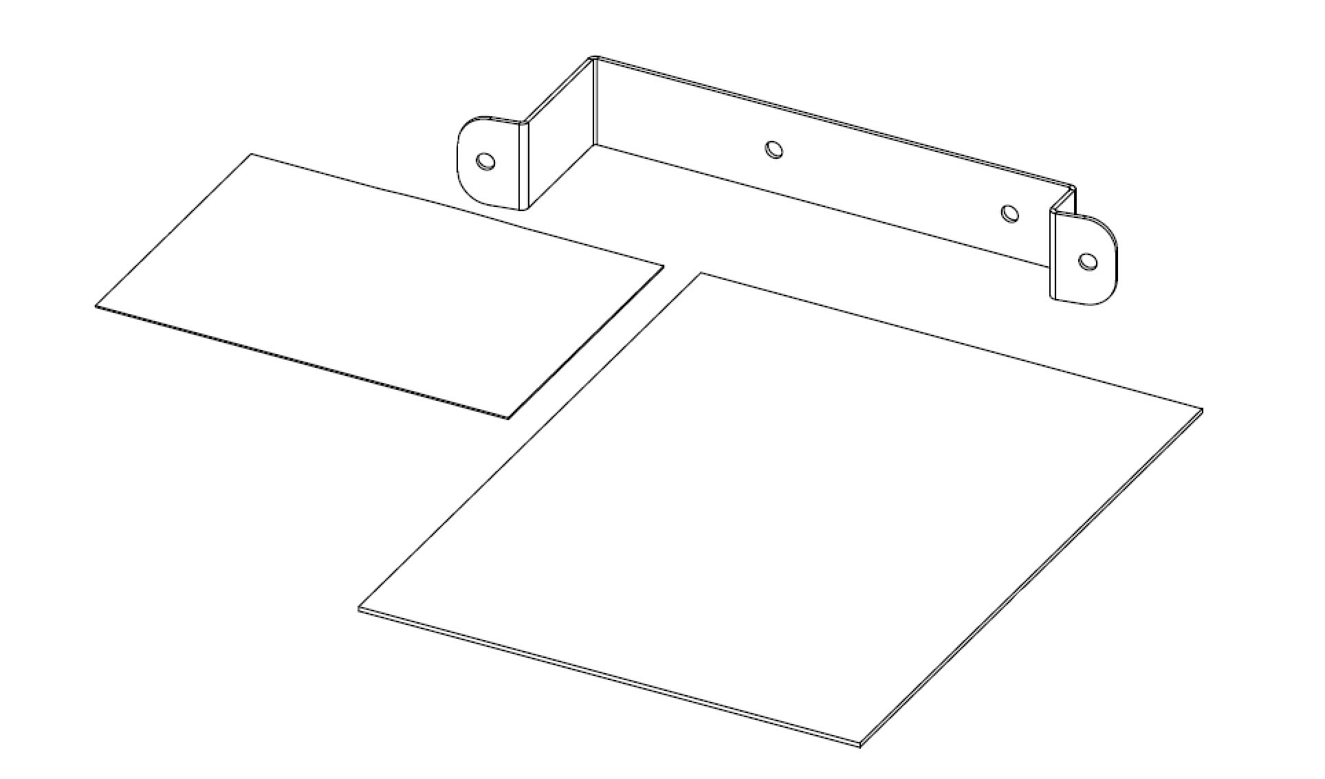 Tank Rack Shelf Bracket