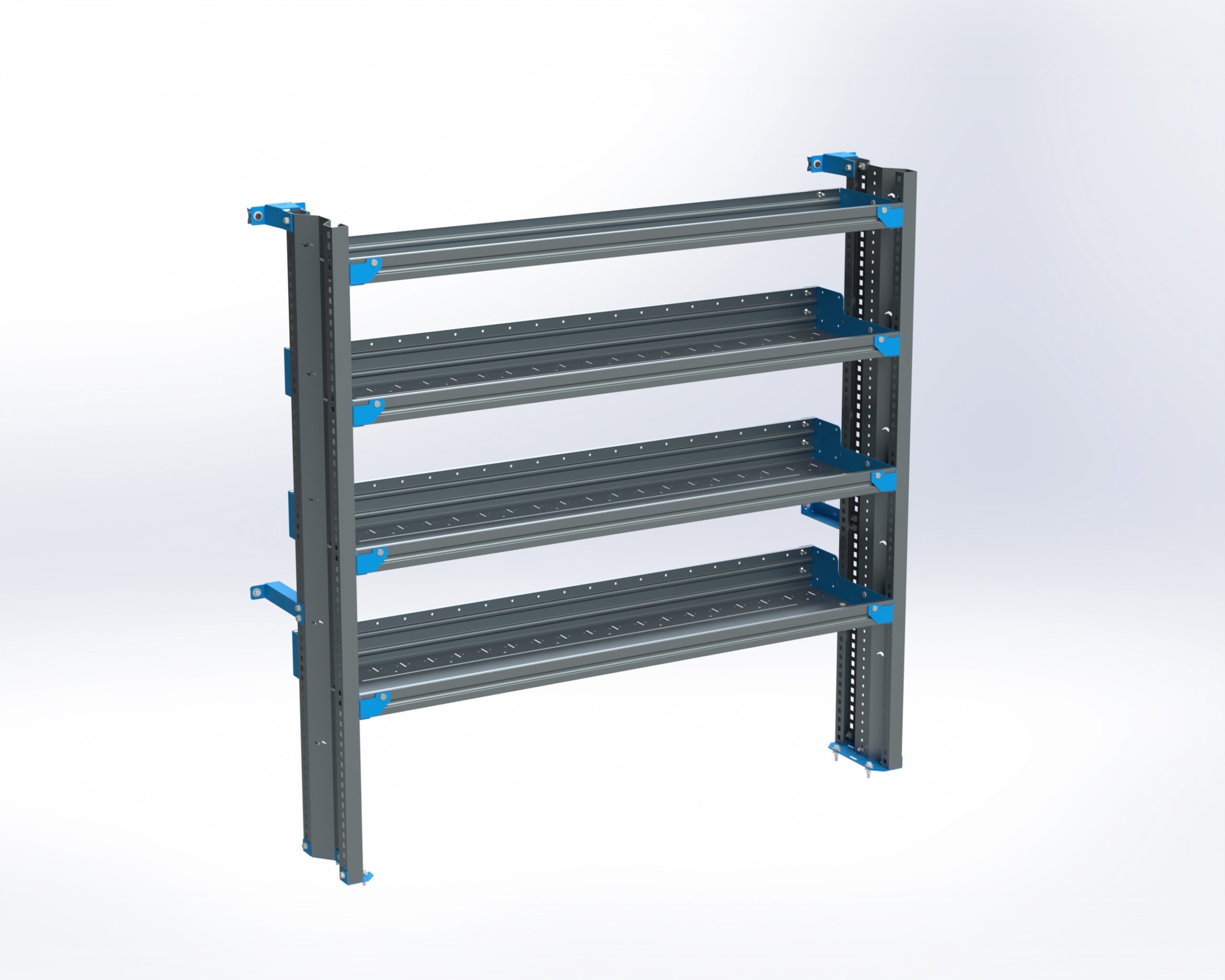 3-Shelf Unit, Cabinet Use, 14x60