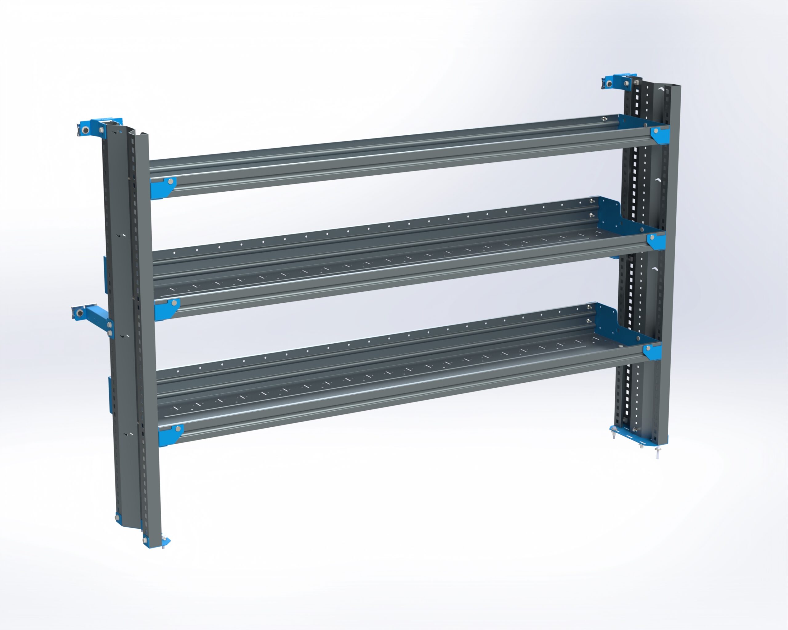3-Shelf Unit, Cabinet Use, 14x72