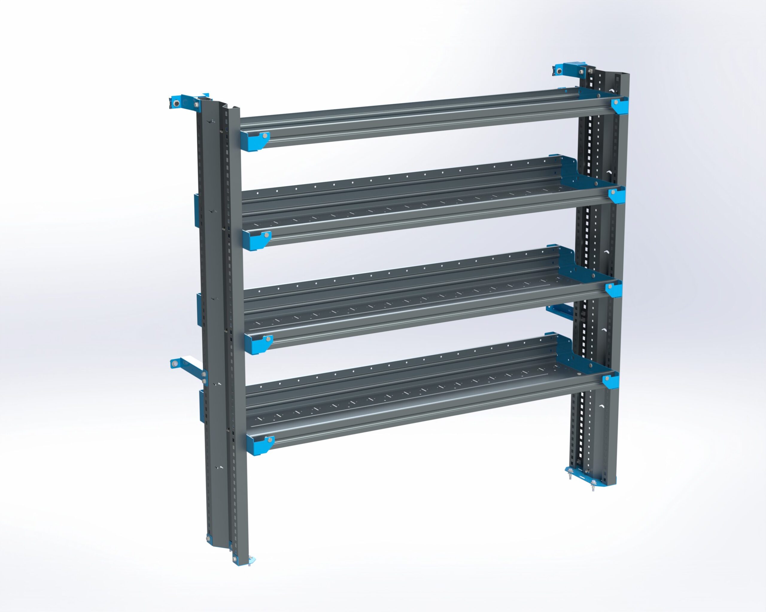 3-Shelf Unit, Cabinet Use, 16x60