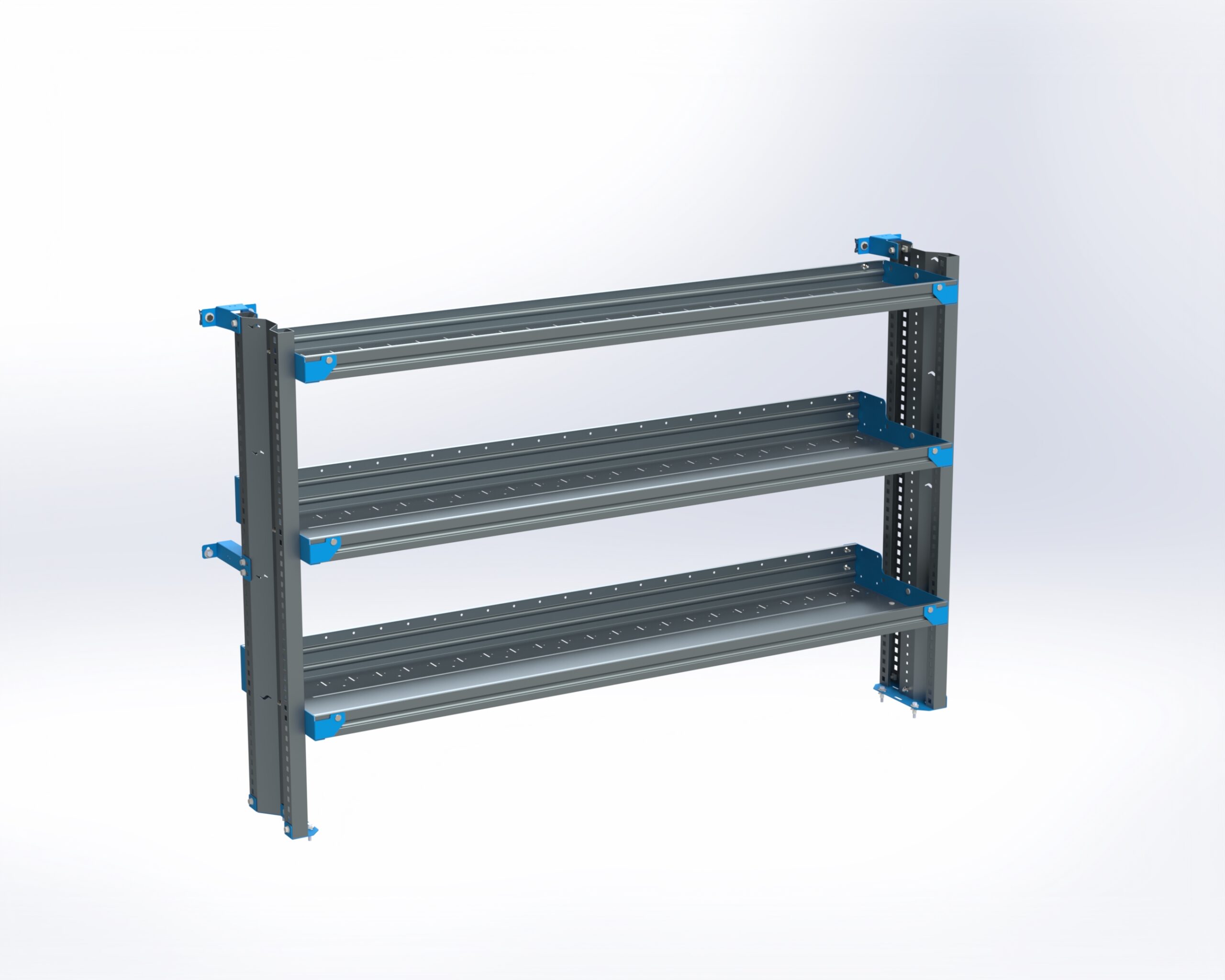 3-Shelf Unit, Cabinet Use, 16x72