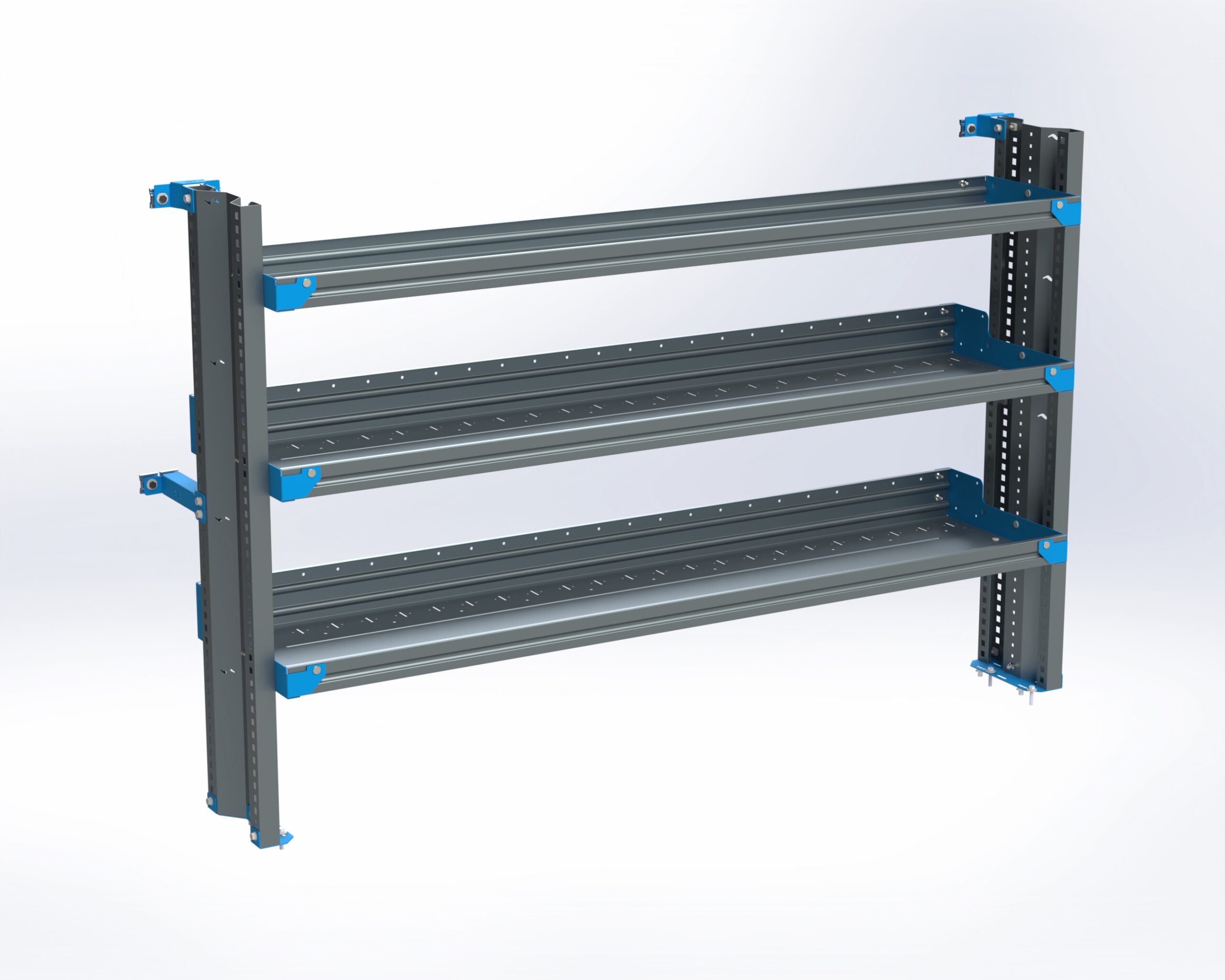 3-Shelf Unit, Cabinet Use, 16x72