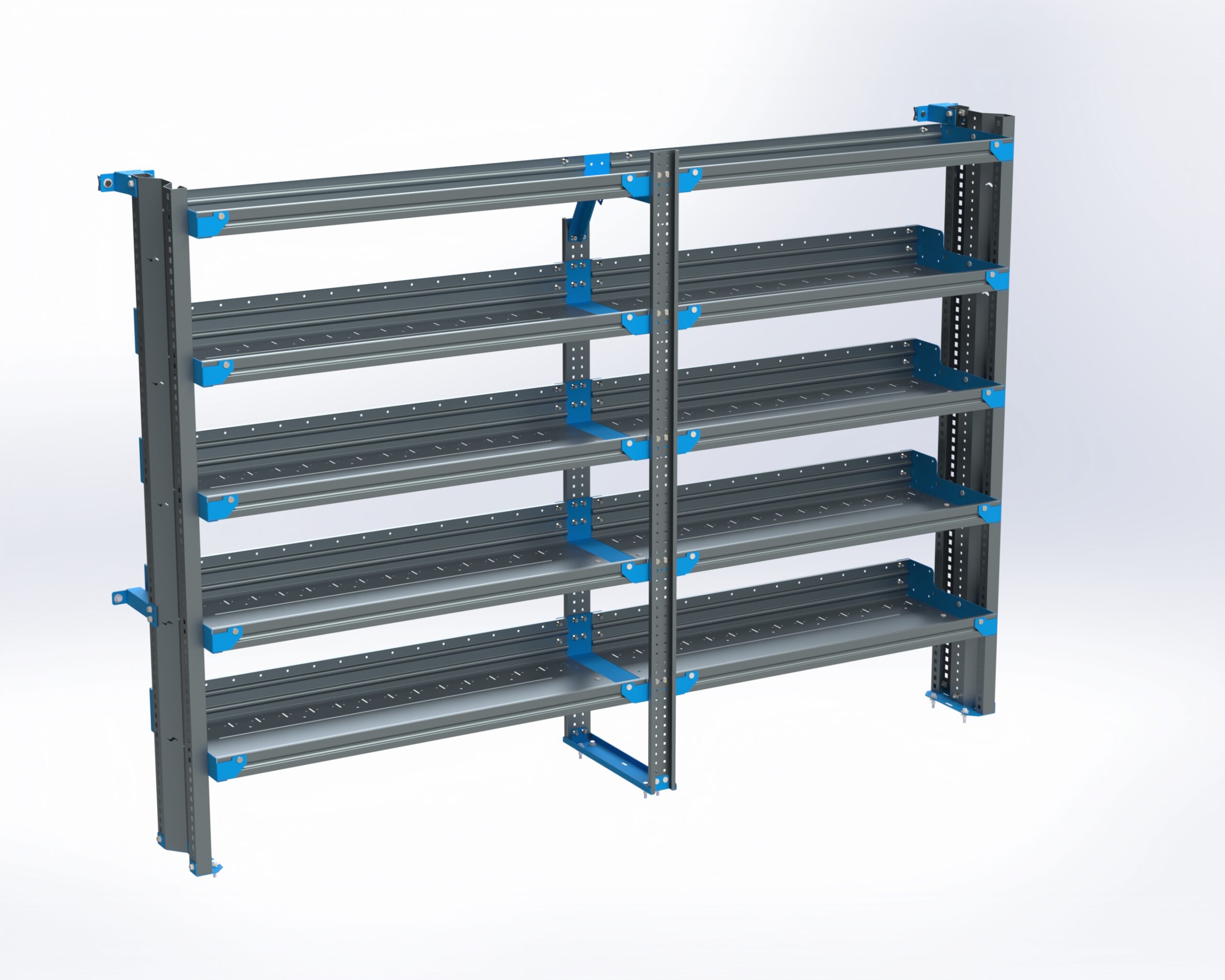 5-Shelf Unit, Cabinet Use, 16x90 (R48/F42)