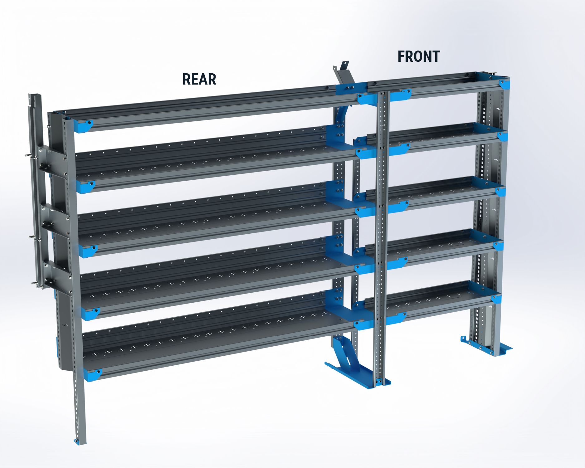 5-Shelf Unit, Driver Side, 16x96 (R66/F30)