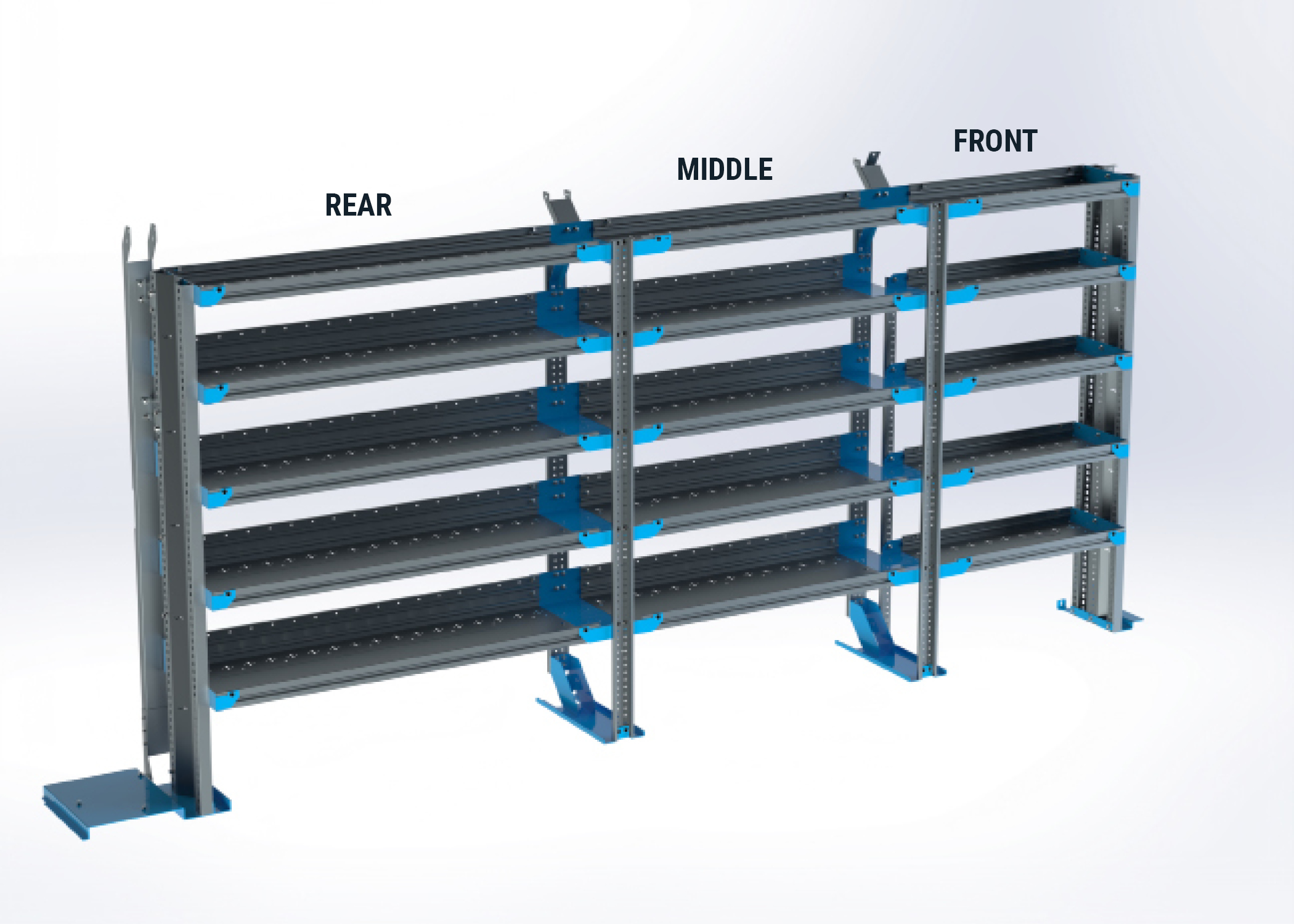 5-Shelf Unit, Driver Side, 16x126 (R54/M42/F30)