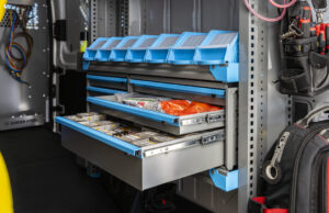 Adrian shelving upfits for fleets