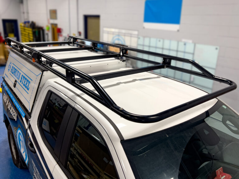 photo of Adrian Steel's perimeter rack ladder system.