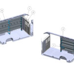 Bin Shelving Package, ProMaster High Roof 159 – BIN-PMHR159B