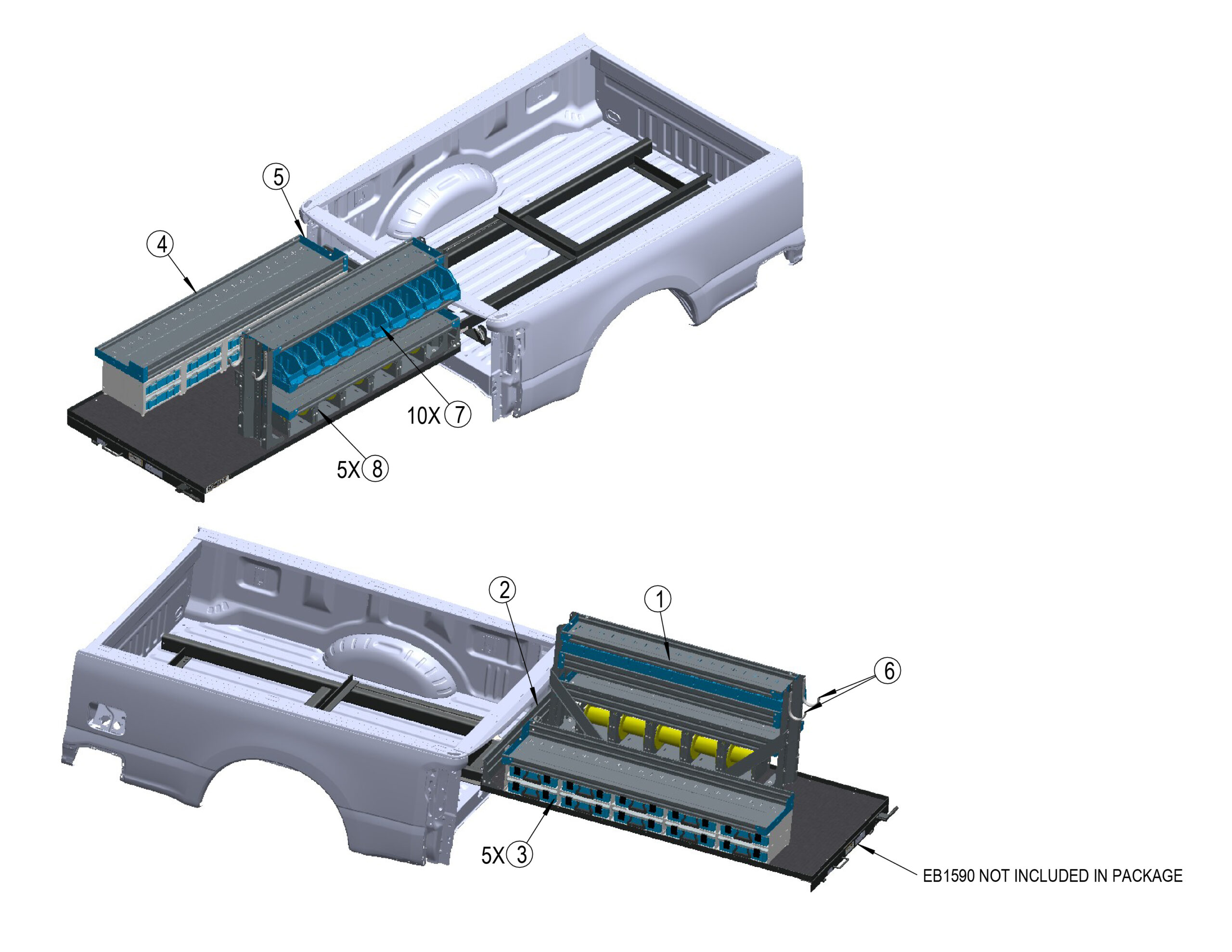 Electrical Starter Packages, 8' Bed
