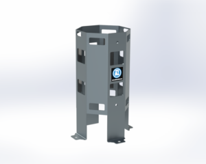 Vertical Tank Holder (1)Oxygen-Tank