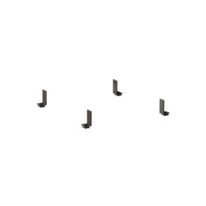 4" Upright Kit, 4-Pack