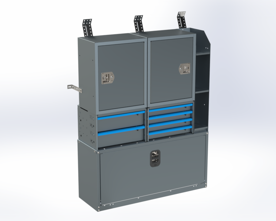 Shelf, Drawer & Cabinet Module 14x42x57