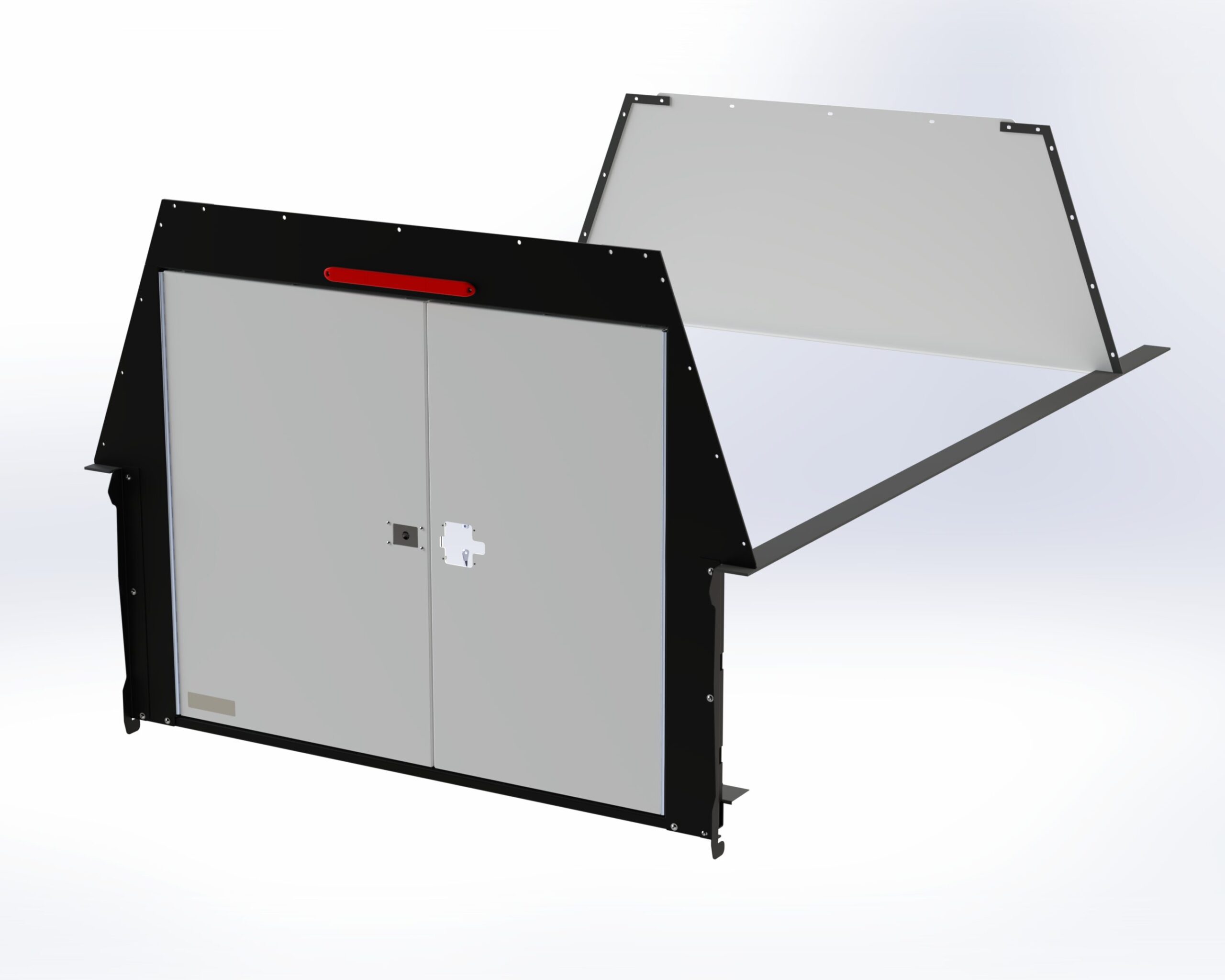 GM Truck Cap Closure Kit w/ Hatch Door & Mechanical Locks, 26