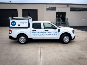 finished ADT Maverick upfit, full vehicle exterior