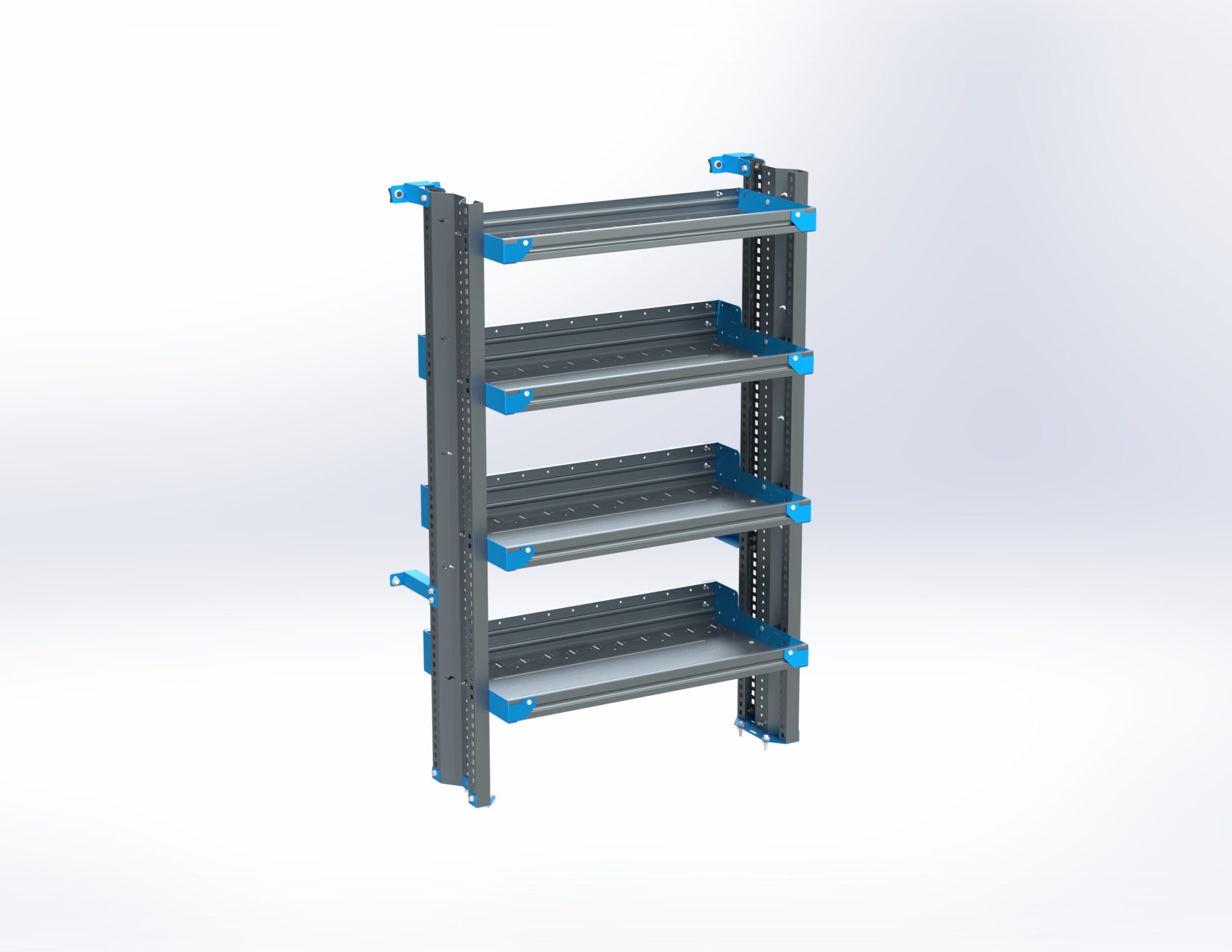 4-Shelf Unit, Tank Rack Use, 18x36