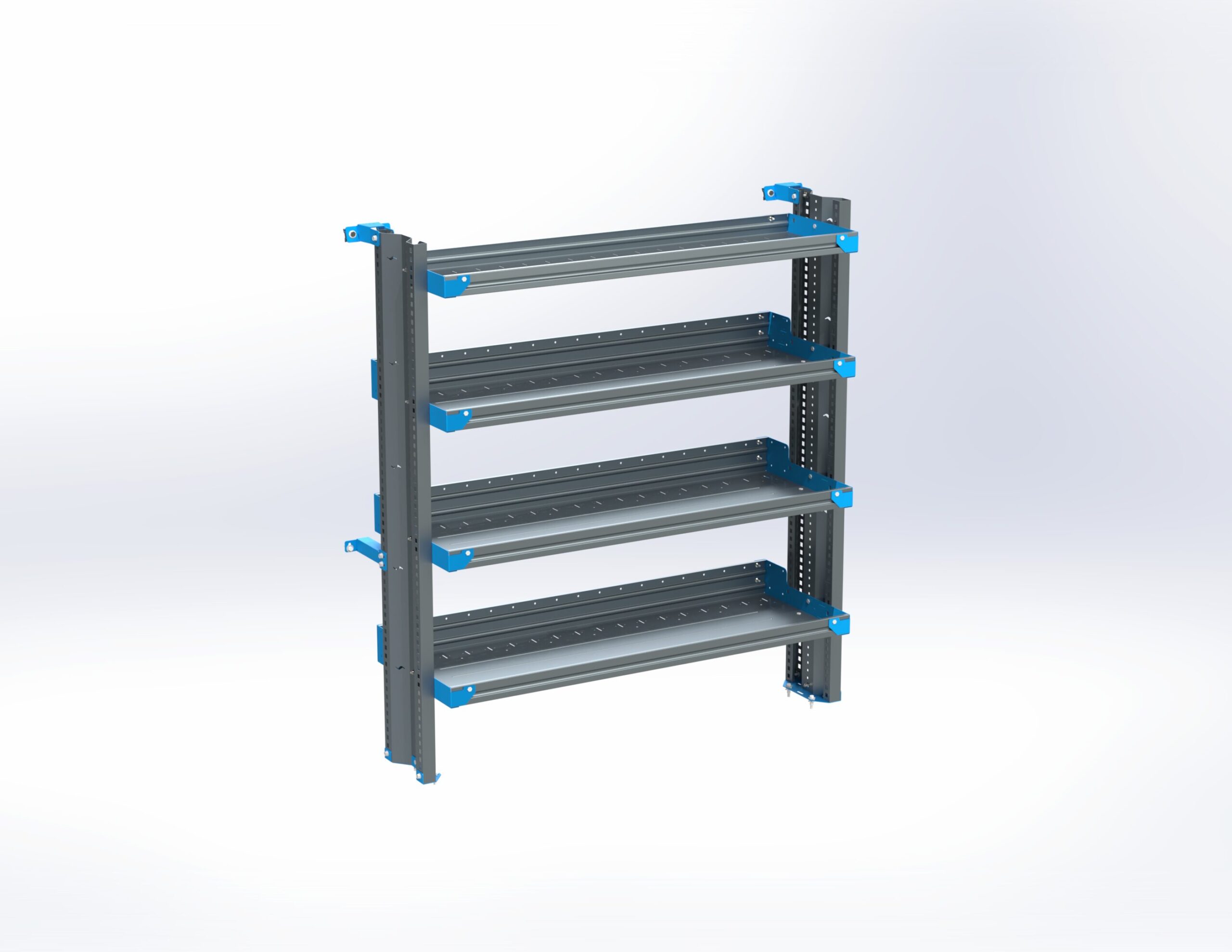 4-Shelf Unit, Tank Rack Use, 18x54