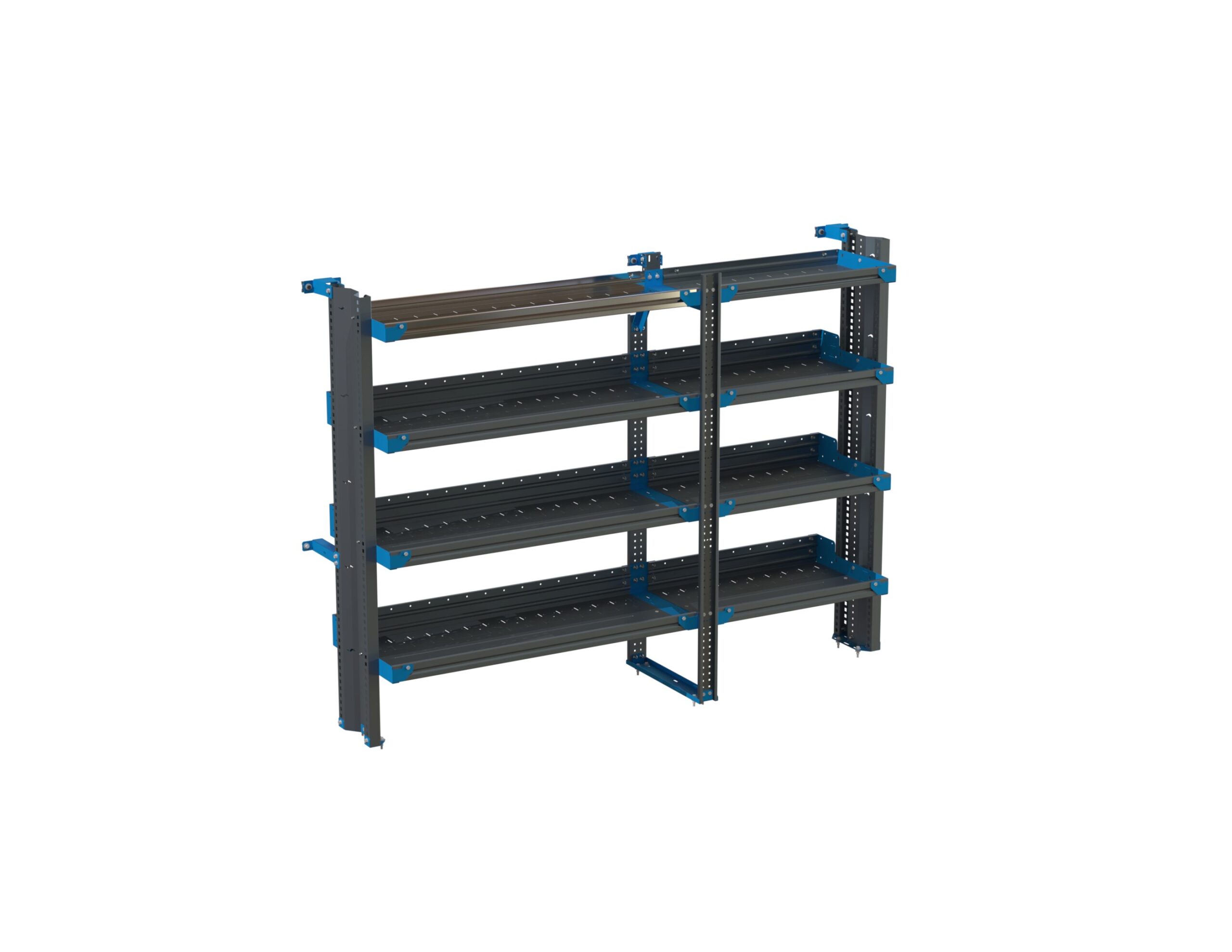 4-Shelf Unit, Cabinet Use, 18x78 (R48/F30)