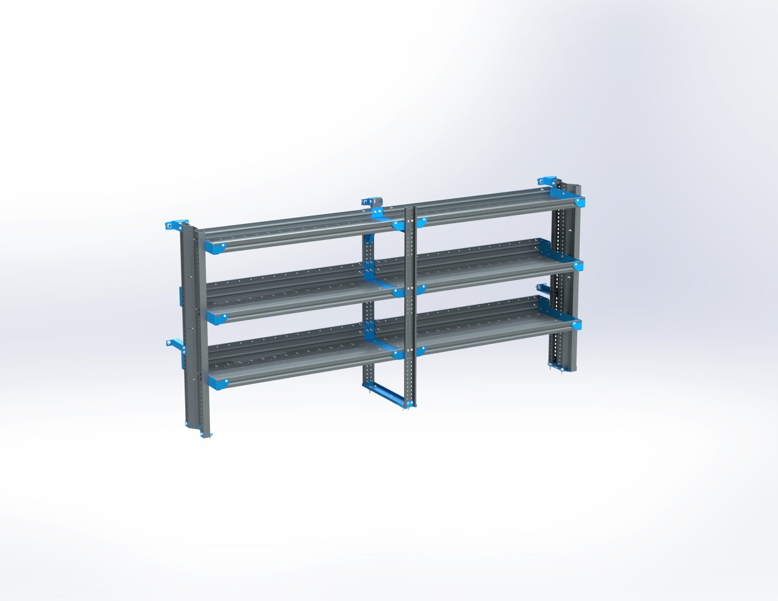 3-Shelf Unit, Tank Rack Use, 18x96 (R48/F48)