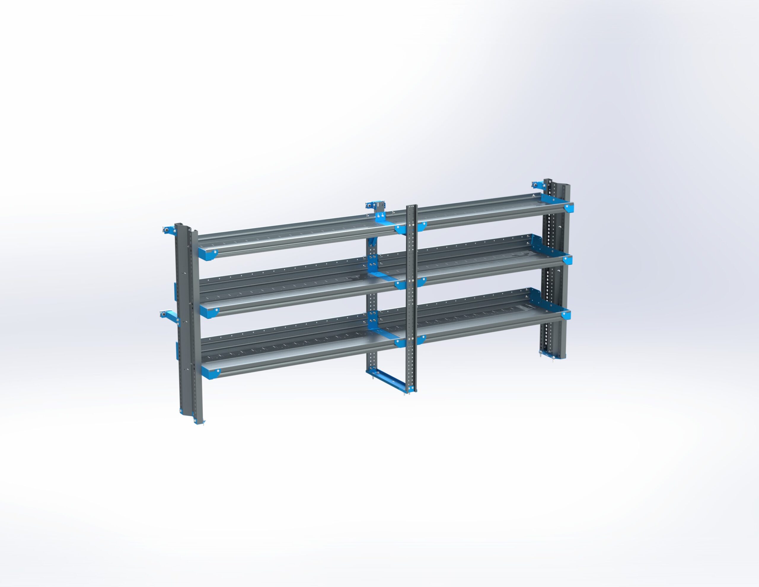 3-Shelf Unit, Tank Rack Use, 18x96 (R54/F48)