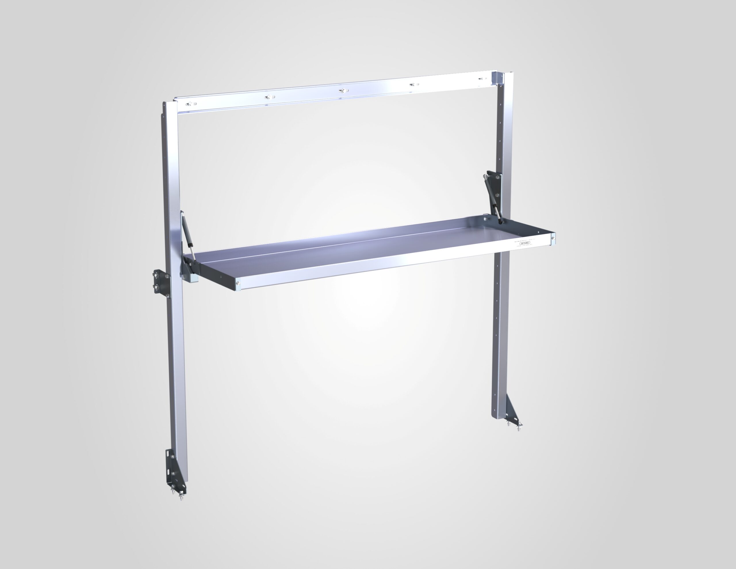 Fold-Up Single Shelf Unit, 20x60