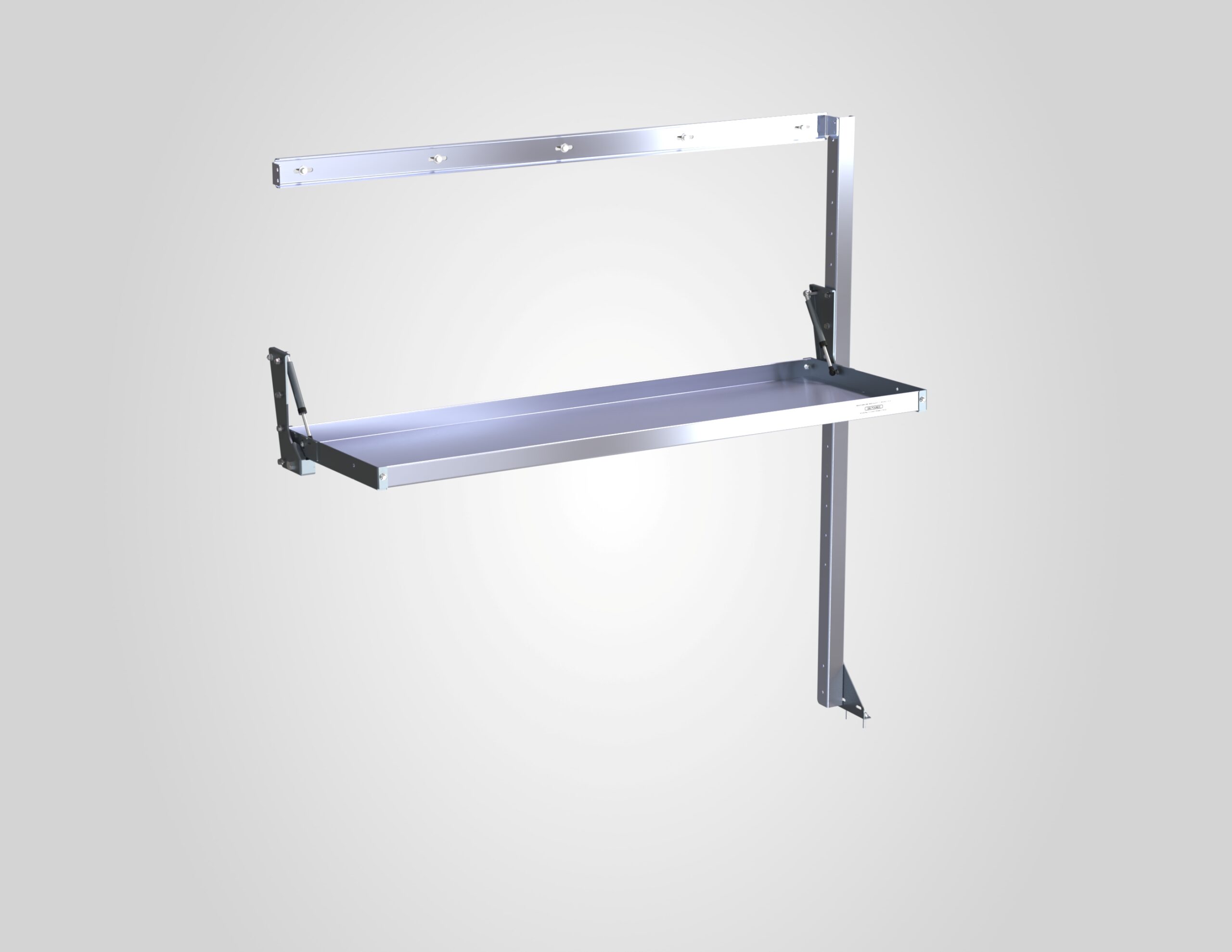 Fold-Up Single Shelf Unit, 20x60
