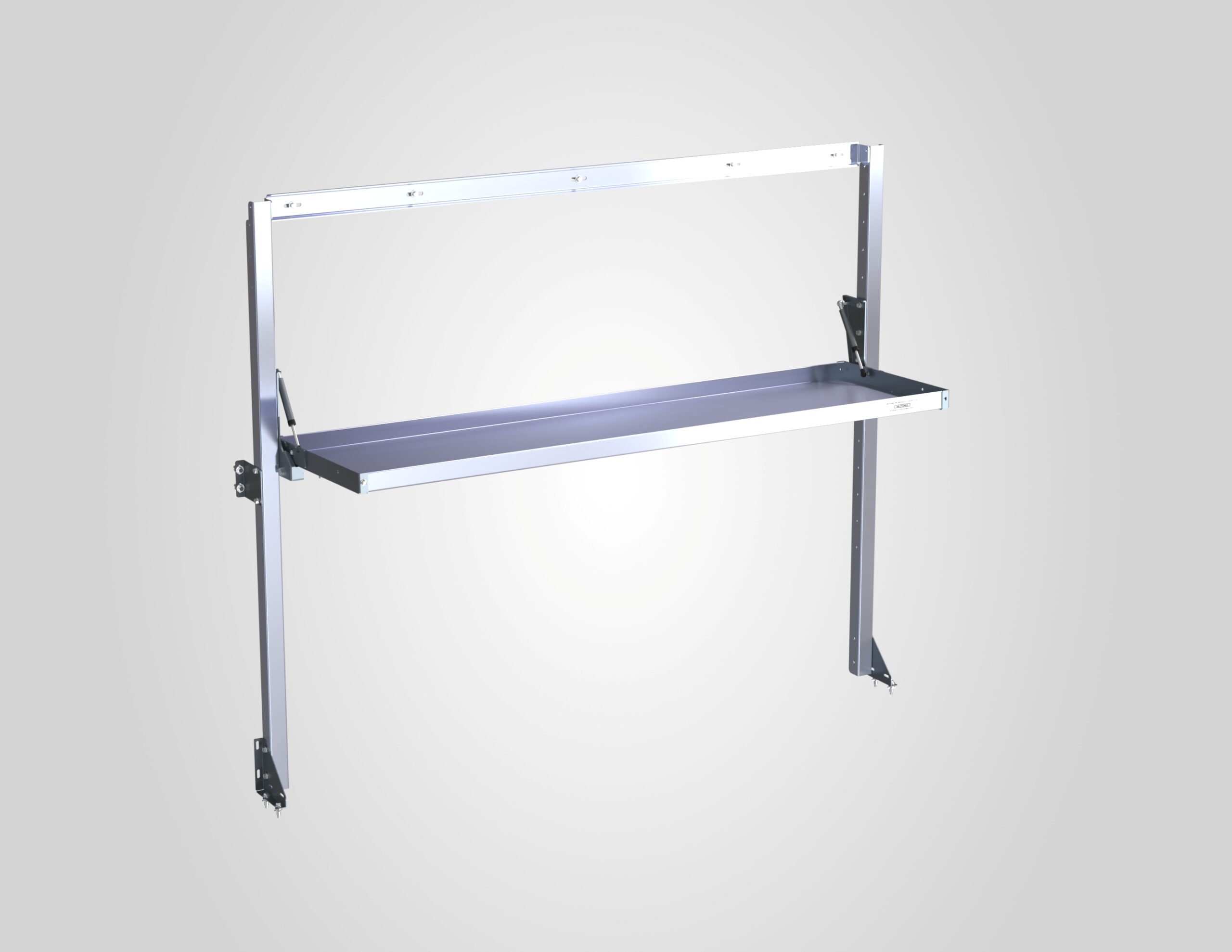 Fold-Up Single Shelf Unit, 20x72