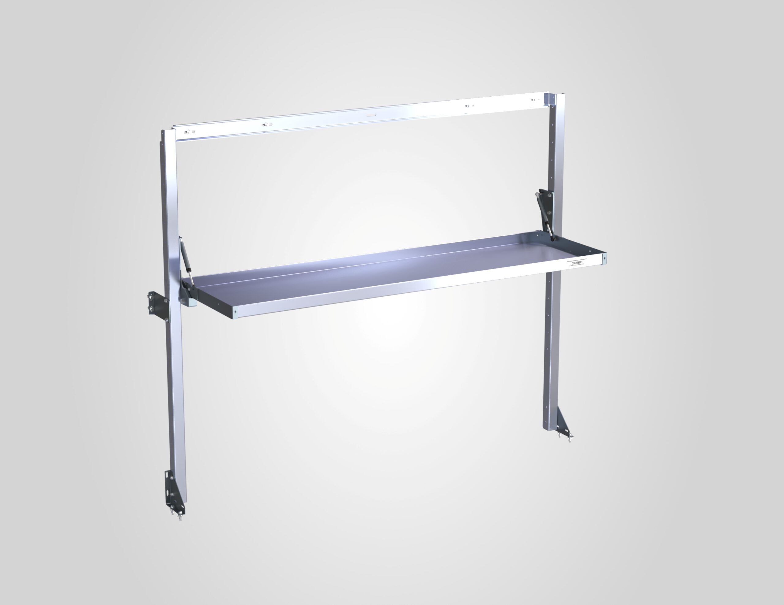 Fold-Up Single Shelf Unit, 20x72