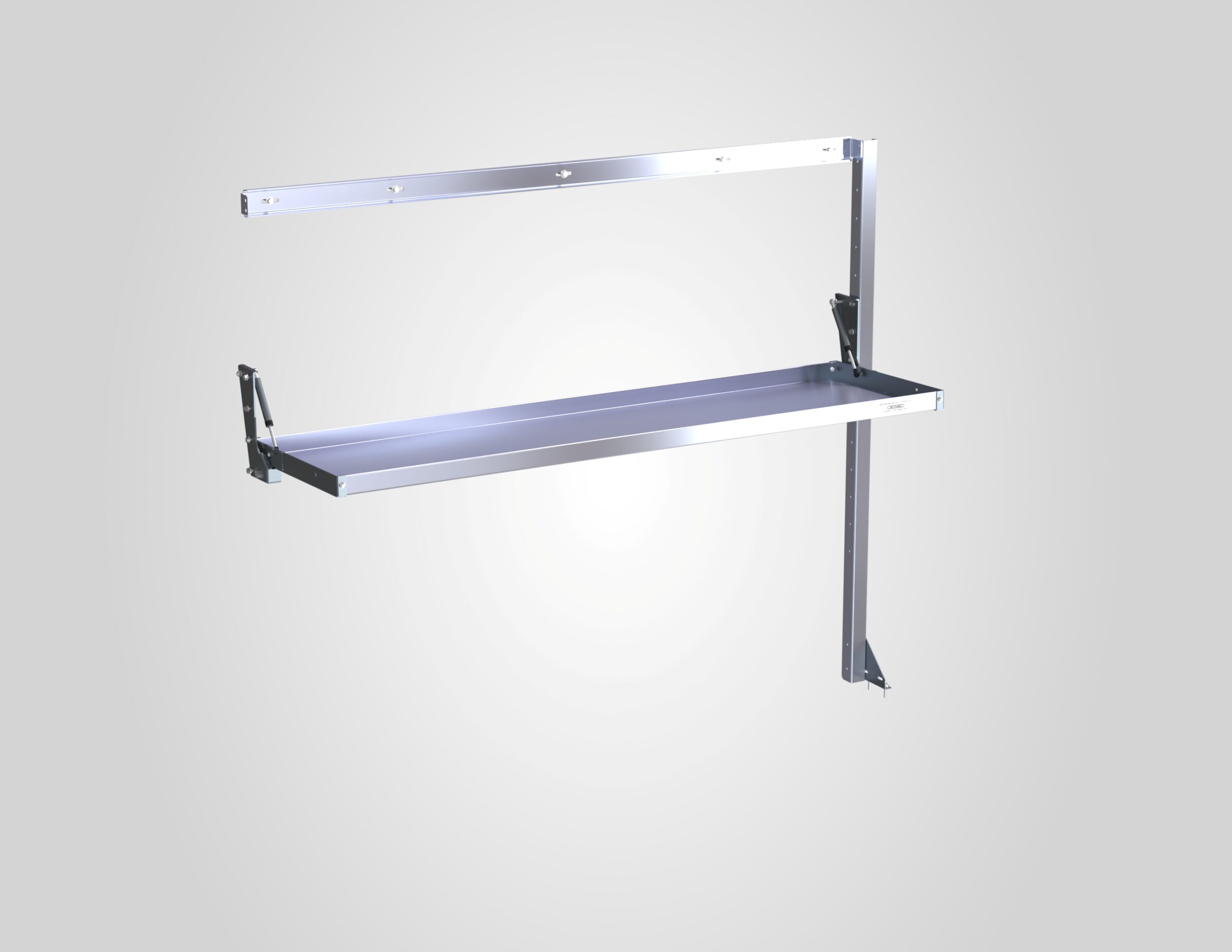 Fold-Up Single Shelf Unit, 20x72