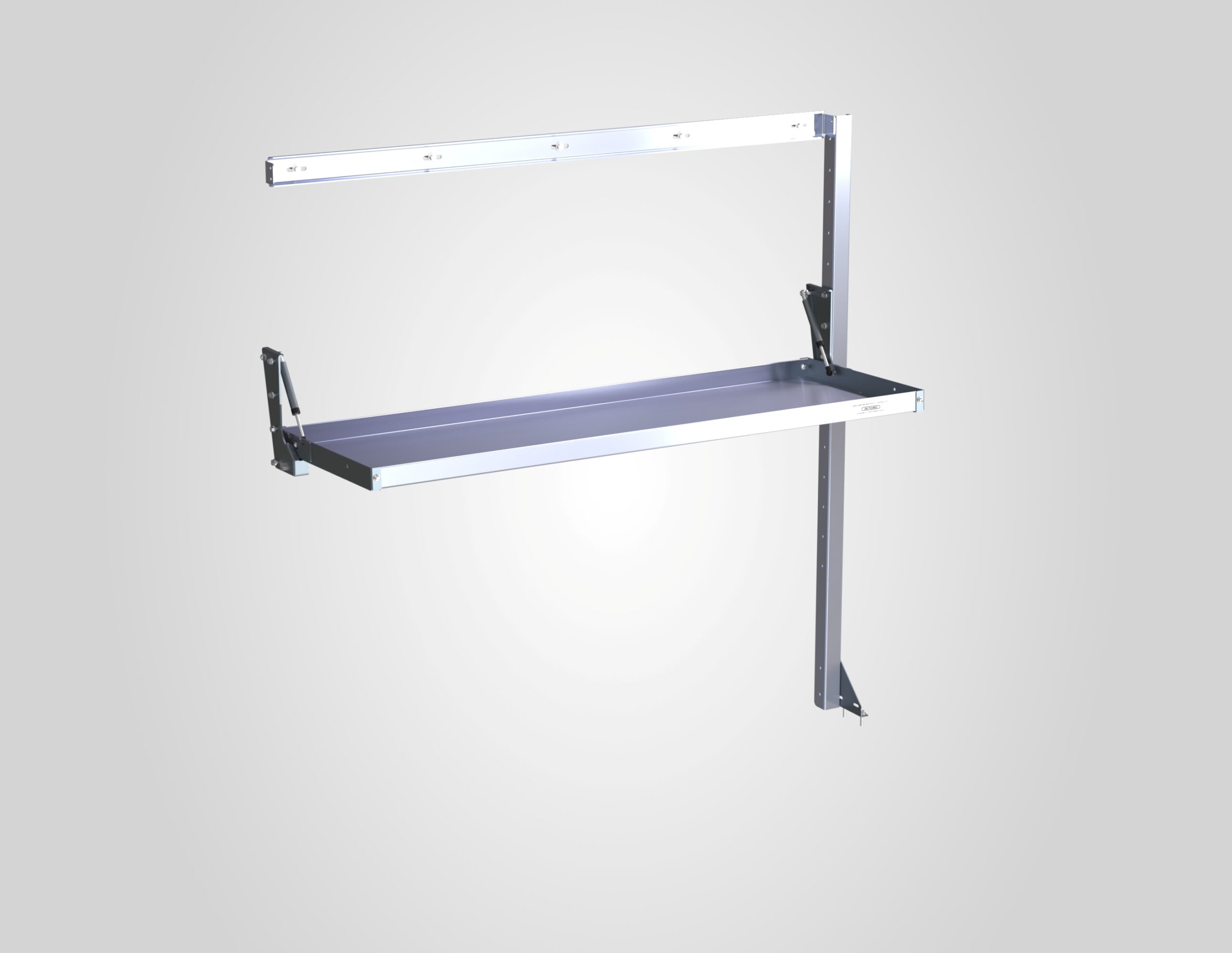 Fold-Up Single Shelf Unit, 20x60
