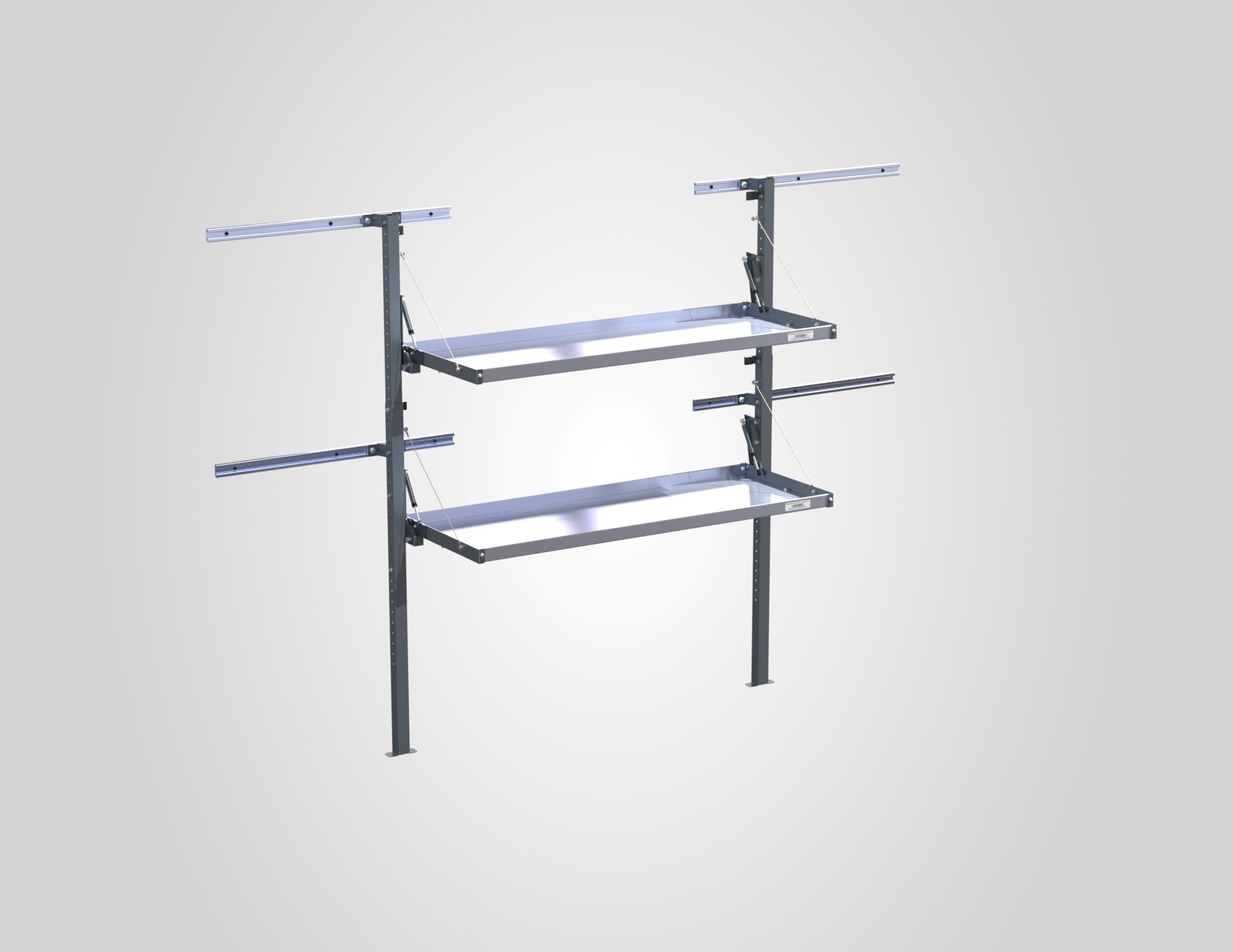 Folding Shelf Kits, 24x60