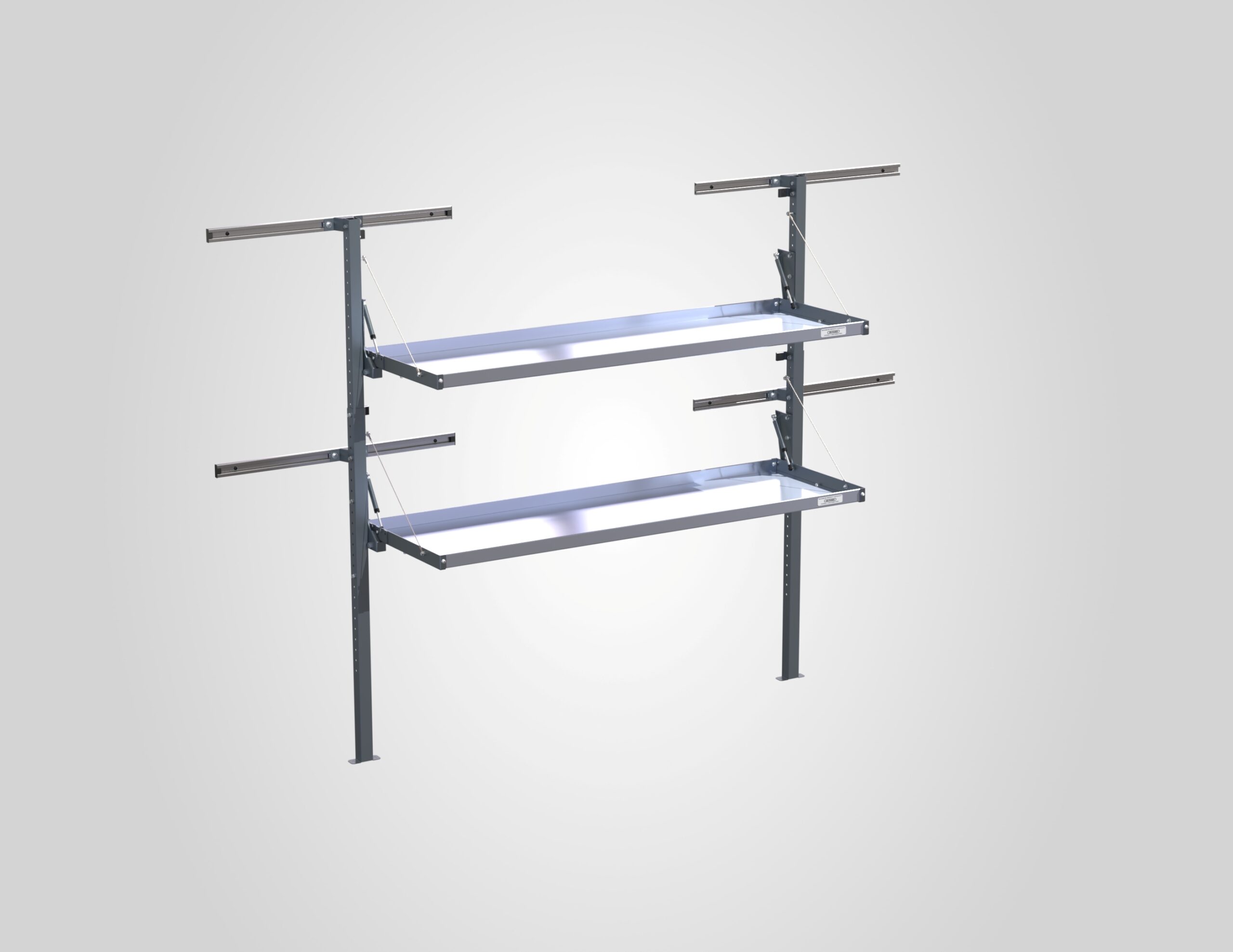Folding Shelf Kits, 24x72