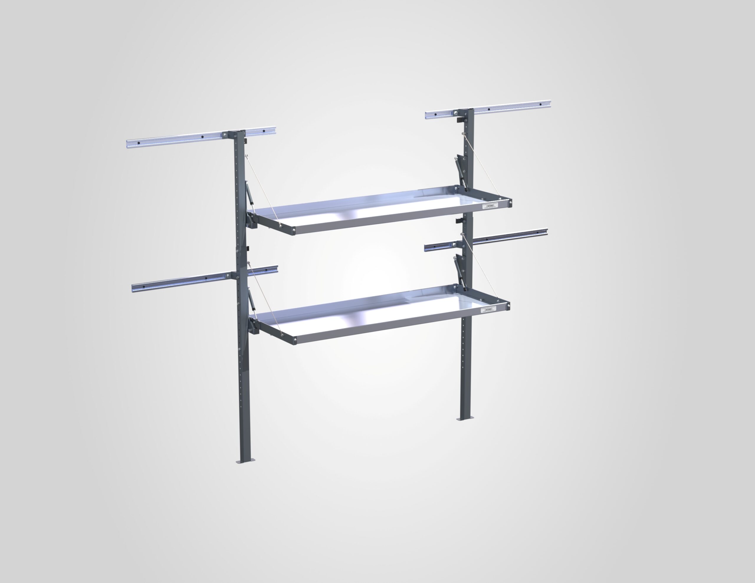 Folding Shelf Kits, 24x60