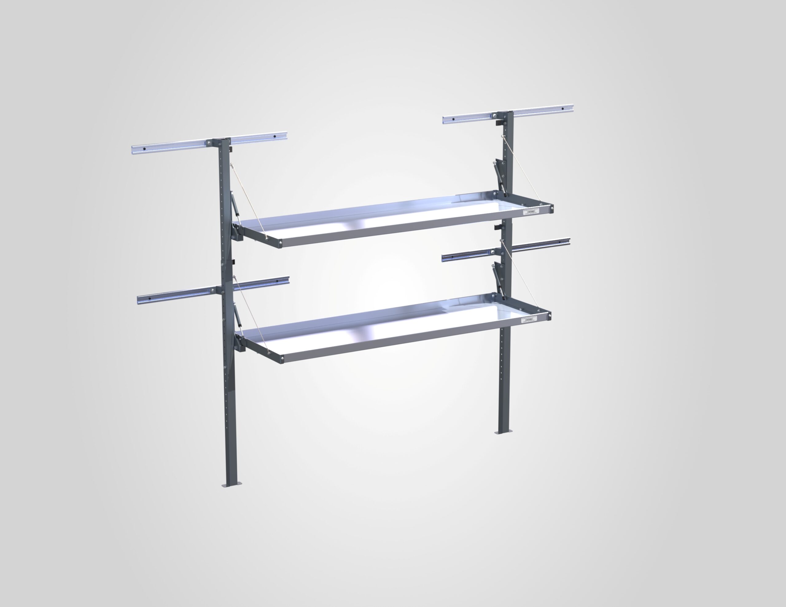 Folding Shelf Kits, 24x72