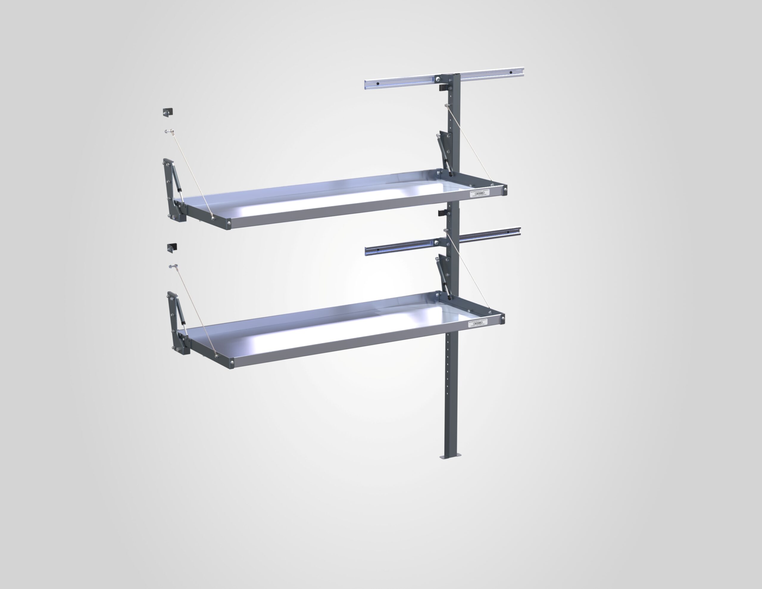 Folding Shelf Kits, 24x60
