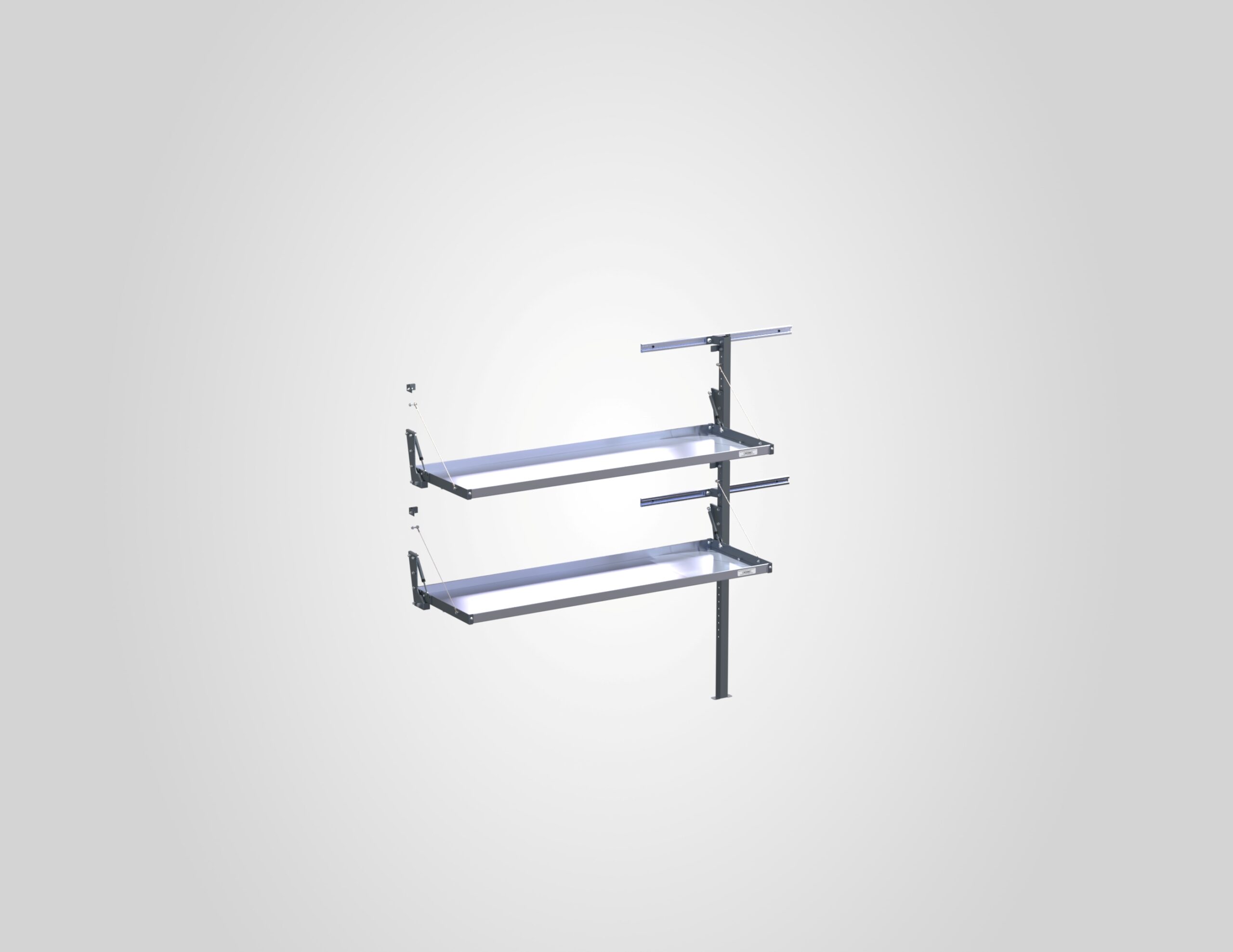 Folding Shelf Kits, 24x72