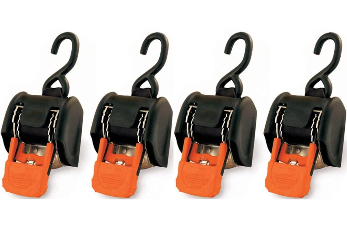 Ratchet Strap Kit, 1 x 72, 4-Pack